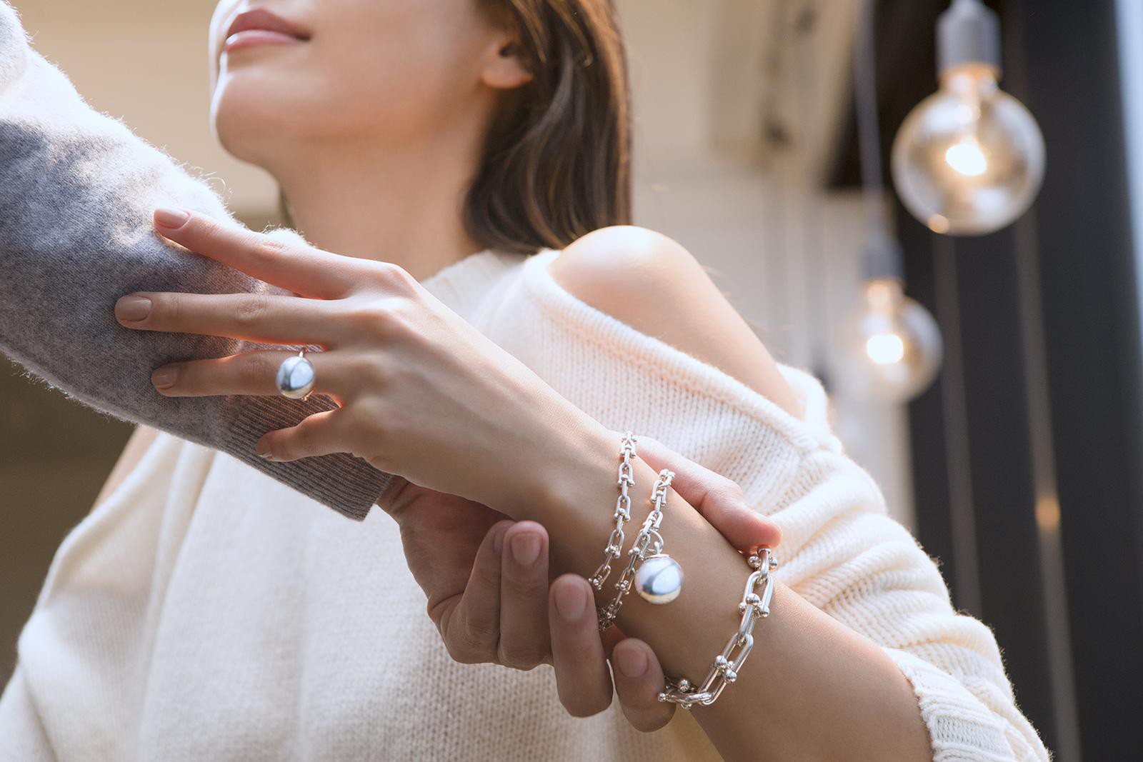 ティファニーハードウェア　16リンクラージリンクブレスラージサイズTiffany ティファニーハードウェア 16リンクラージリンクブレスラージ