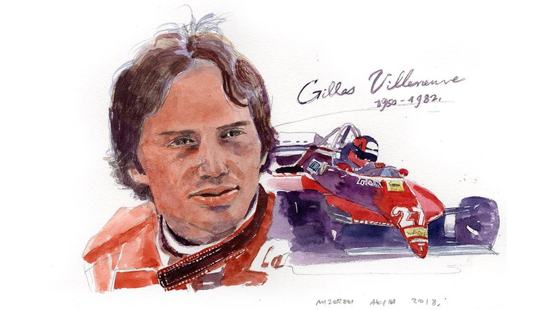 海外 高品質 送料込み ジル・ヴィルヌーヴ Gilles Villeneuve