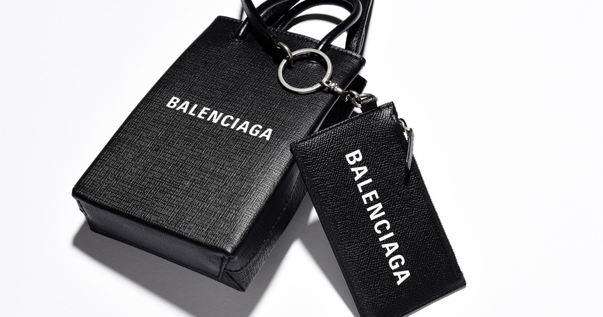 新作高品質BALENCIAGA バレンシアガ レザー　ネックウォレット カードケース 小物