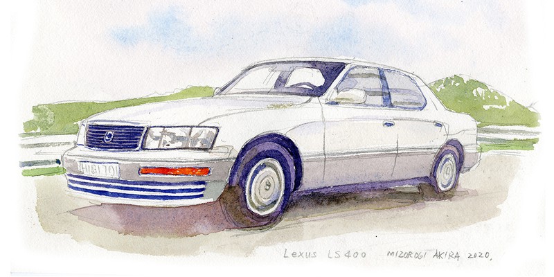 激レア/Lexusレクサス LS400 絶版 1/18