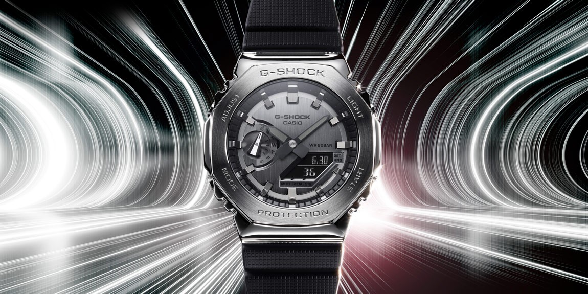 これぞ大人のGショック！ 人気の八角形ベゼルがメタル化してリッチに