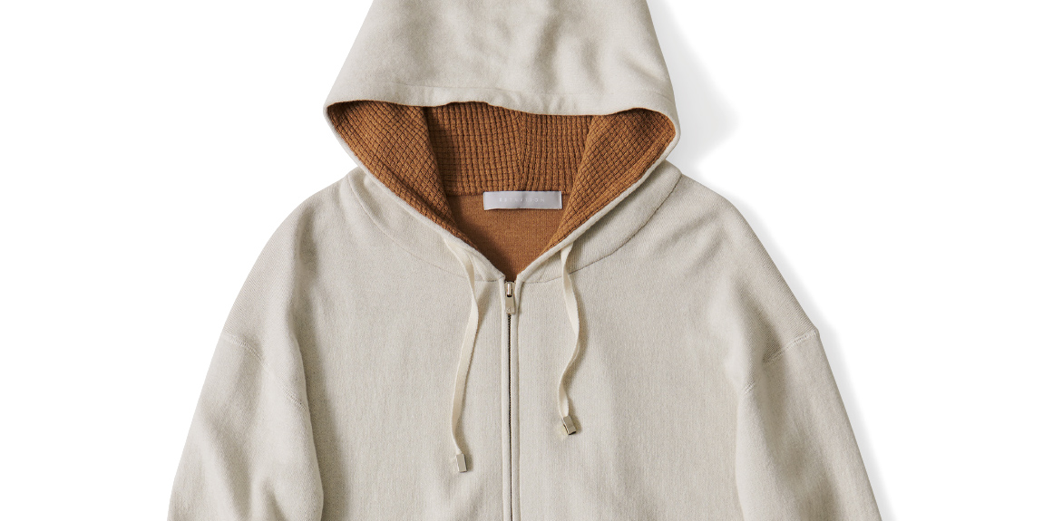 ✿ジ エルダーステイツマン✿ベージュ フーディー ユニセックス カシミア混