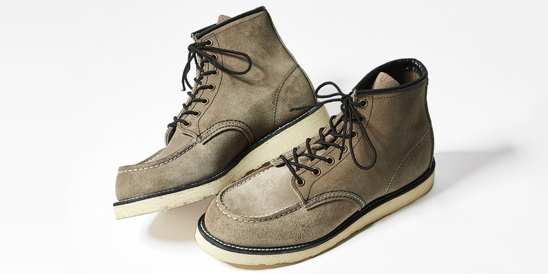 RED WINGグレー スエード ワークブーツ