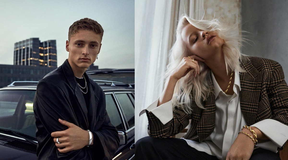 ジョージ ジェンセン リフレクト」から、リサイクル18Kゴールドを使用