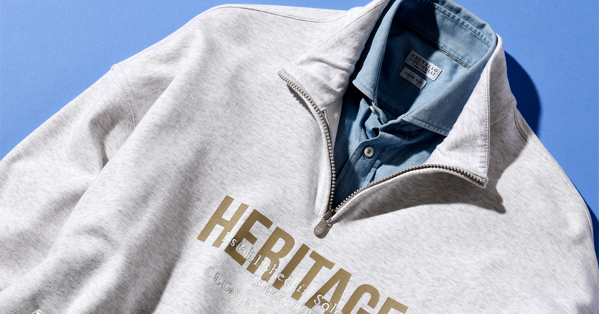 なぜ人気!? ハーフジップスウェットが注目されている理由とは