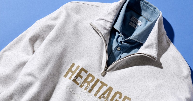 なぜ人気!? ハーフジップスウェットが注目されている理由とは