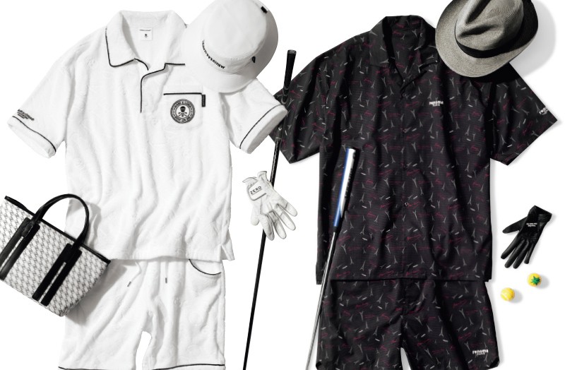 renoma GOLF エッフェル塔プリント セットアップ renoma GOLF エッフェル塔プリント セットアップ