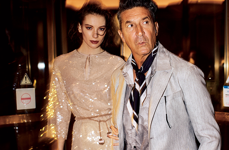 大人はメゾンの艶リネンスーツで夜を駆ける | メンズファッション