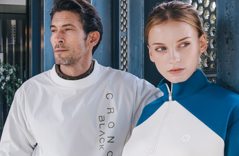 【新品•未使用品】CRONOS ゴルフ ワンピース ホワイト Mサイズ Kolwin（コルウィン） レディース ゴルフウェア 秋 冬 半袖ワンピース