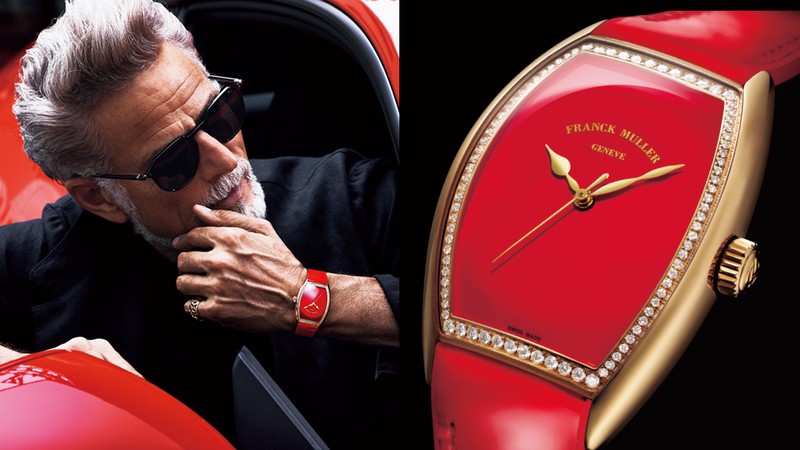 フランク ミュラー」の今度の新作時計は、色気あるジャパンな赤