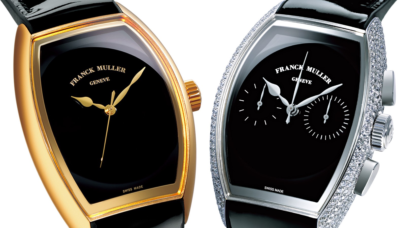 フランクミュラー　黒文字盤 金色ケース 腕時計(クォーツ) フランクミュラー 黒文字盤 金色ケース 腕時計(クォーツ) ウオッチナビ