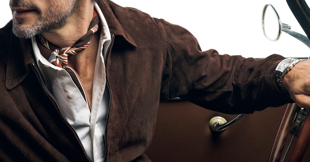 90s ポールスチュアート別注 USA製 ゴールデンベア 羊革スエードブルゾンL 90s ポールスチュアート別注 USA製 ゴールデンベア 羊革スエードブルゾンL