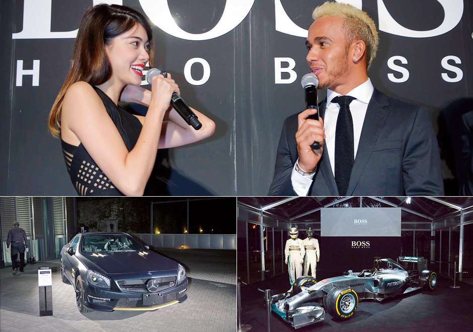 ドイツ大使館にF1マシンが登場:ドイツ大使館のステージでは、ルイスと森星のインタビューも。また日本GPに向けての意気込みや応援メッセージなどが披露されました。会場にはマットブラックのSクラスクーペのほか、F1マシンも展示されており、来場者から熱い視線が集中。ファッションとモータースポーツが融合した一夜となりました。