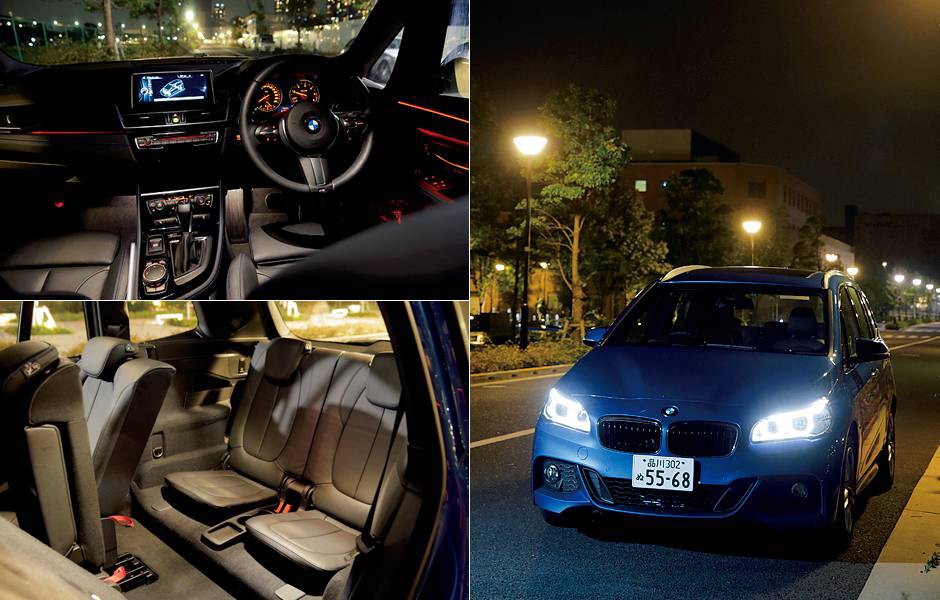人間工学的に考えられた室内実用一辺倒でないのがBMW的/内装デザインは人間工学的に適切なレイアウトで2列目は左右独立してスライドも可能で便利。何より走りの気持ち良さがBMWだ。368万円~/BMW(BMWカスタマー・インタラクション・センター)