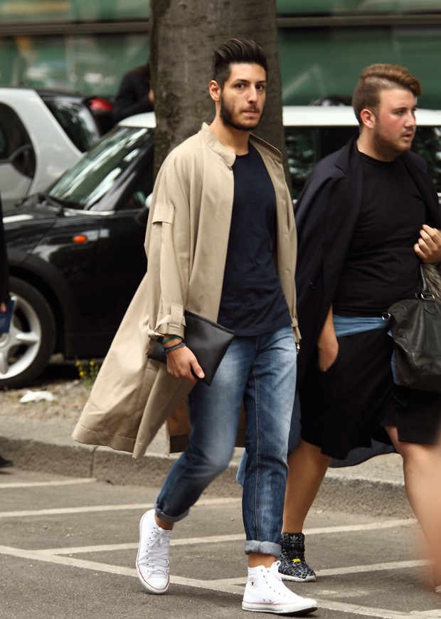 イタリア メンズファッション スナップ コーディネート イケオジ ちょい悪おやじ LEON 