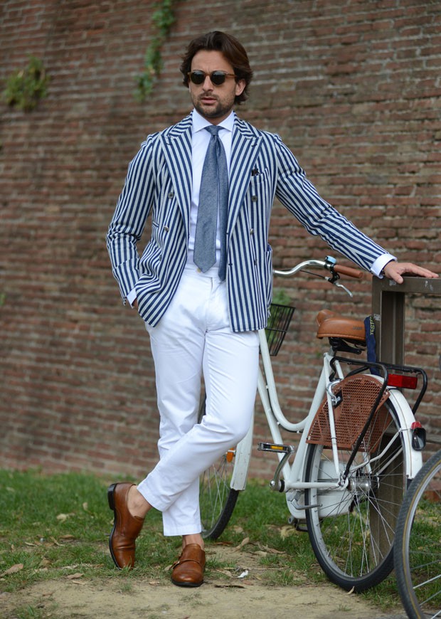 イタリア メンズファッション スナップ コーディネート イケオジ ちょい悪おやじ LEON 