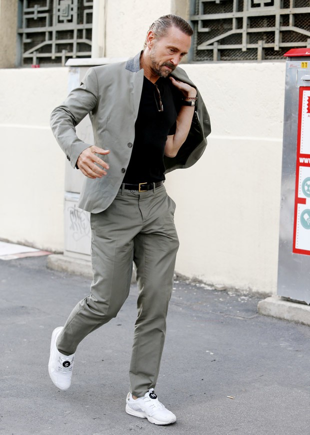 イタリア メンズファッション スナップ コーディネート イケオジ ちょい悪おやじ LEON 