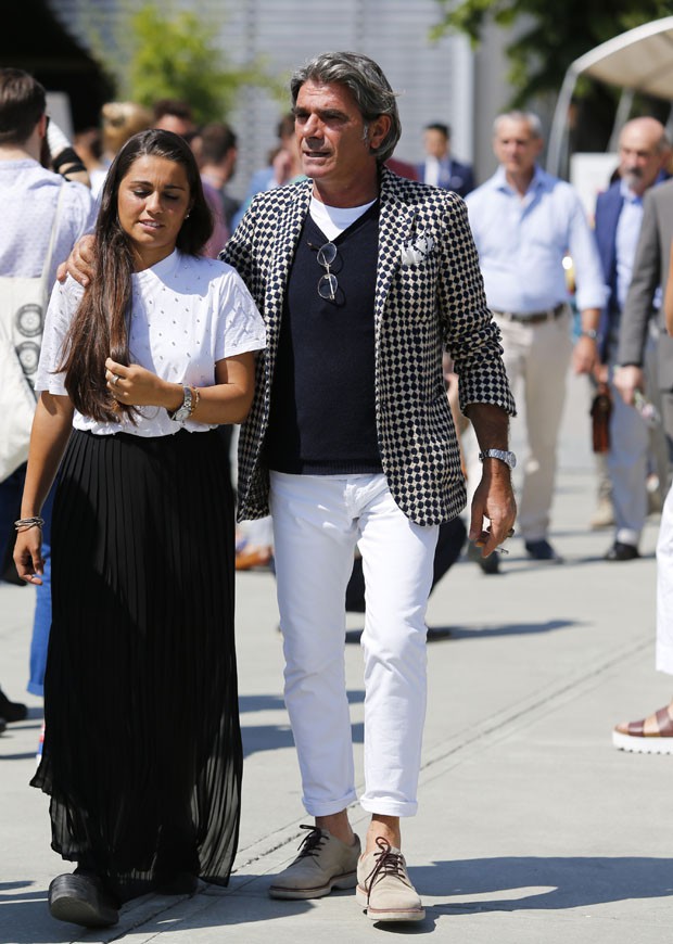 イタリア メンズファッション スナップ コーディネート イケオジ ちょい悪おやじ LEON 