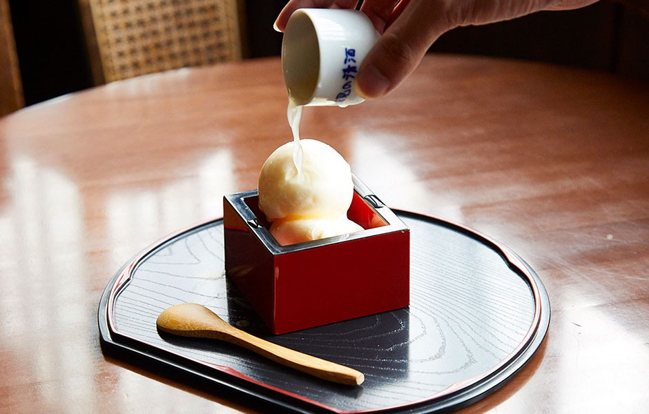 日本酒アイスクリーム(柑熟 柚子檸檬)