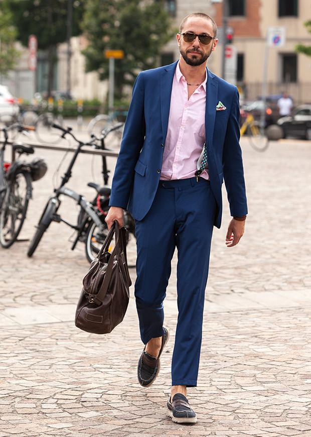 イタリア メンズファッション スナップ コーディネート イケオジ ちょい悪おやじ LEON