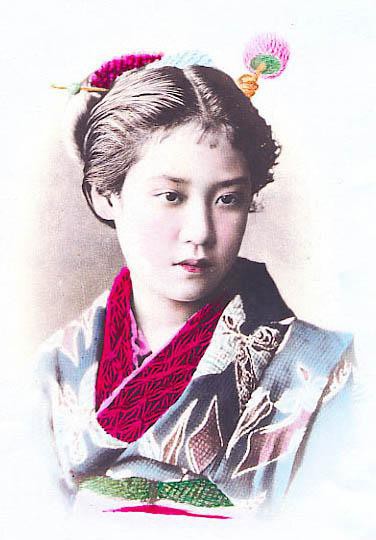伊豆下田の芸者・斎藤きちと称される写真