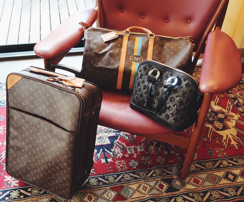 愛用のルイ・ヴィトンはこの３点。どれも冨永さんの日常に欠かせないものになっているようです。