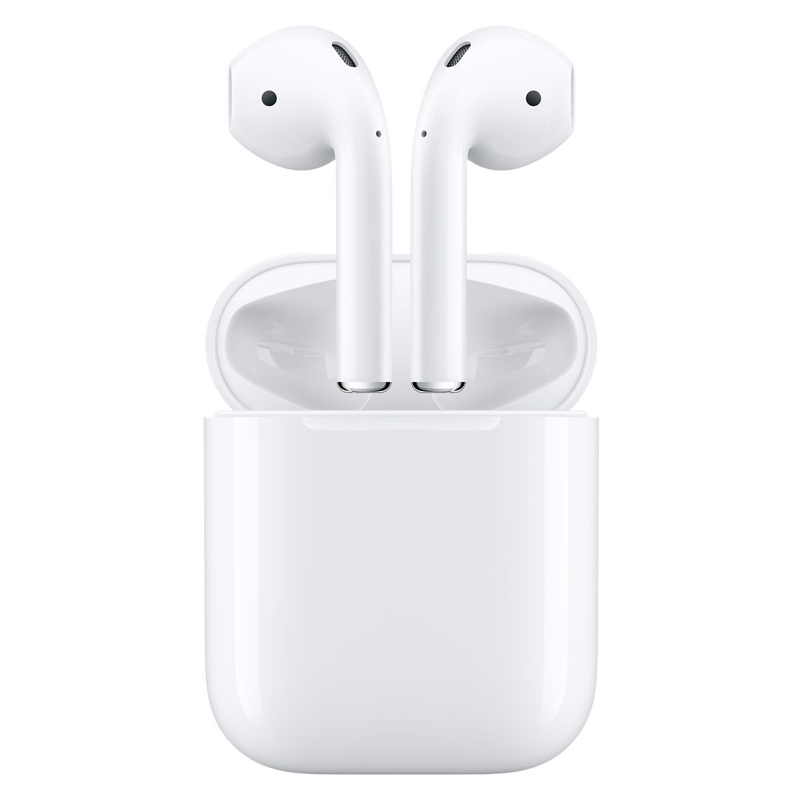 Appleによるワイヤレスイヤフォン「AirPods」。ワンタップで全てのApple製デバイスに接続可能。音質もクリアで◎。18,144円