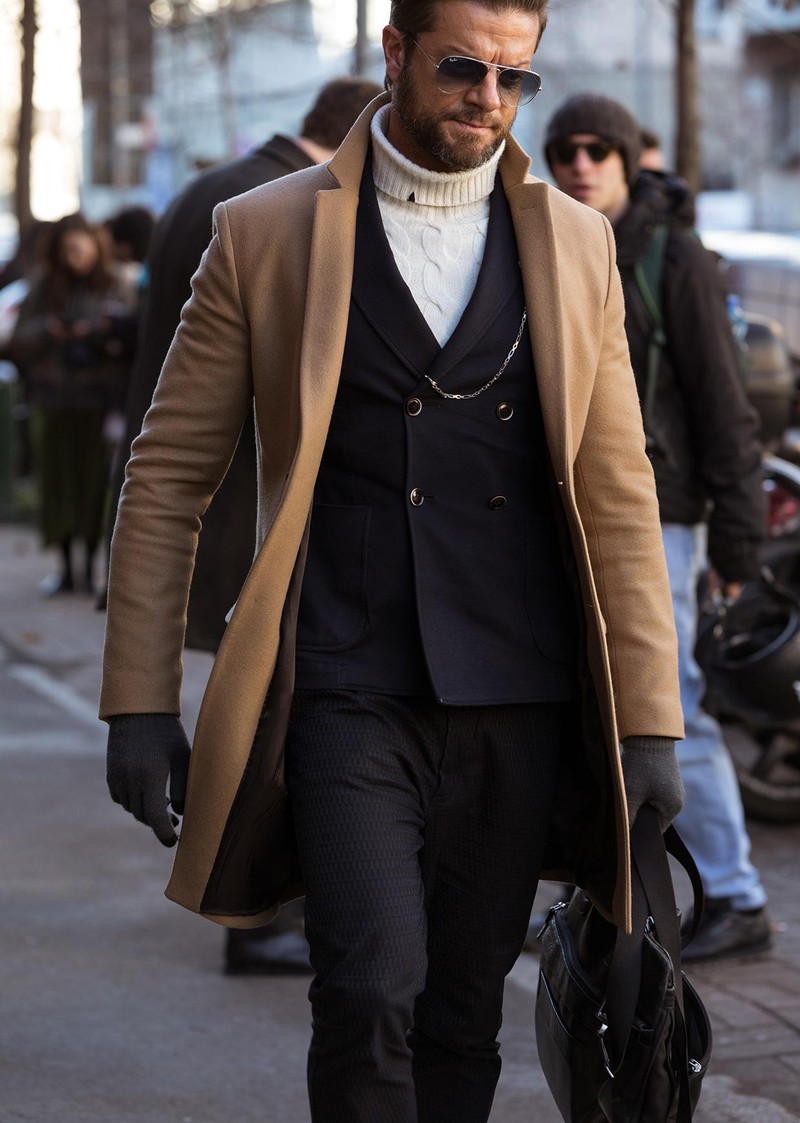 イタリア メンズファッション スナップ コーディネート イケオジ ちょい悪おやじ LEON