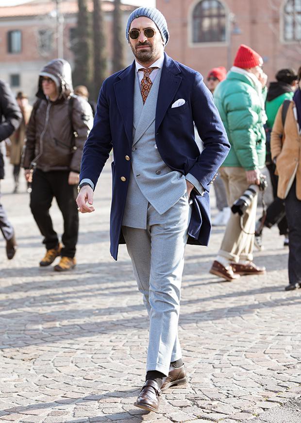 イタリア メンズファッション スナップ コーディネート イケオジ ちょい悪おやじ LEON