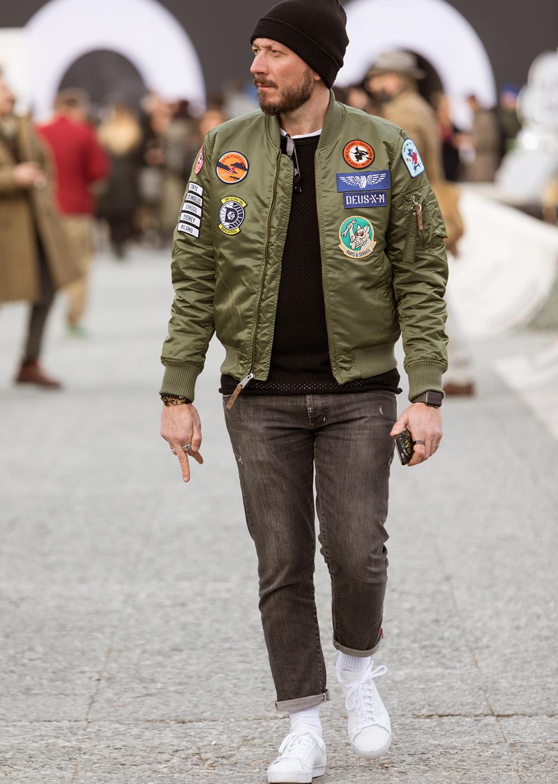 イタリア メンズファッション スナップ コーディネート イケオジ ちょい悪おやじ LEON 