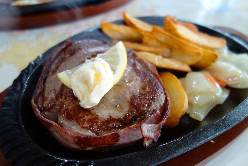 「ステーキハウス金松」フィレステーキ