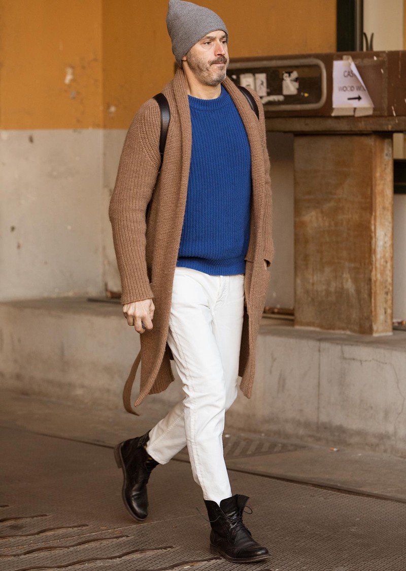 イタリア メンズファッション スナップ コーディネート イケオジ ちょい悪おやじ LEON