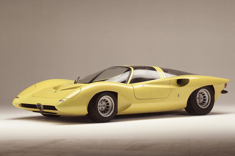 ピニンファリーナによる傑作の1台ともいえる「ティーポ33／２クーペ・スペチアーレ」