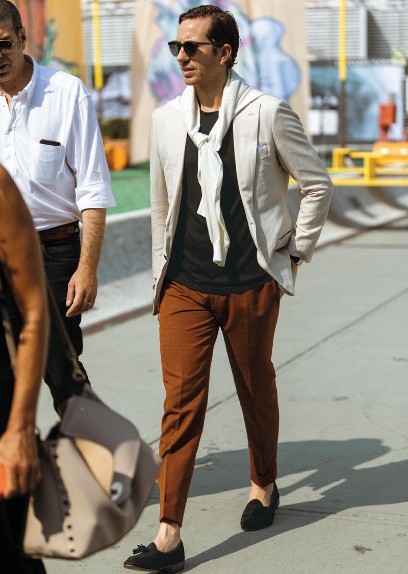 イタリア メンズファッション スナップ コーディネート イケオジ ちょい悪おやじ LEON