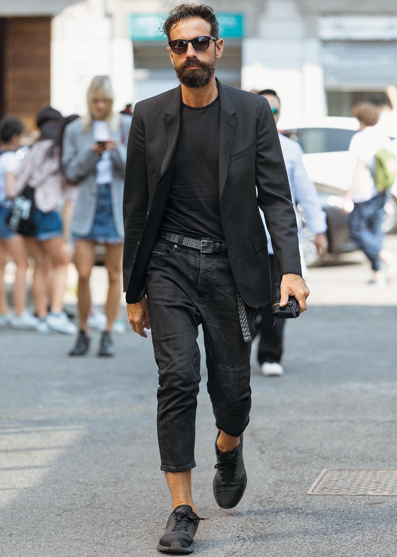 イタリア メンズファッション スナップ コーディネート イケオジ ちょい悪おやじ LEON