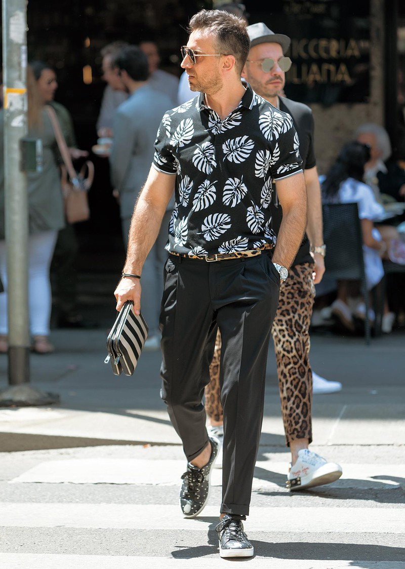 イタリア メンズファッション スナップ コーディネート イケオジ ちょい悪おやじ LEON 