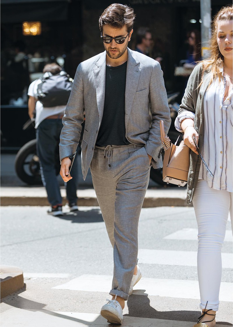 イタリア メンズファッション スナップ コーディネート イケオジ ちょい悪おやじ LEON 