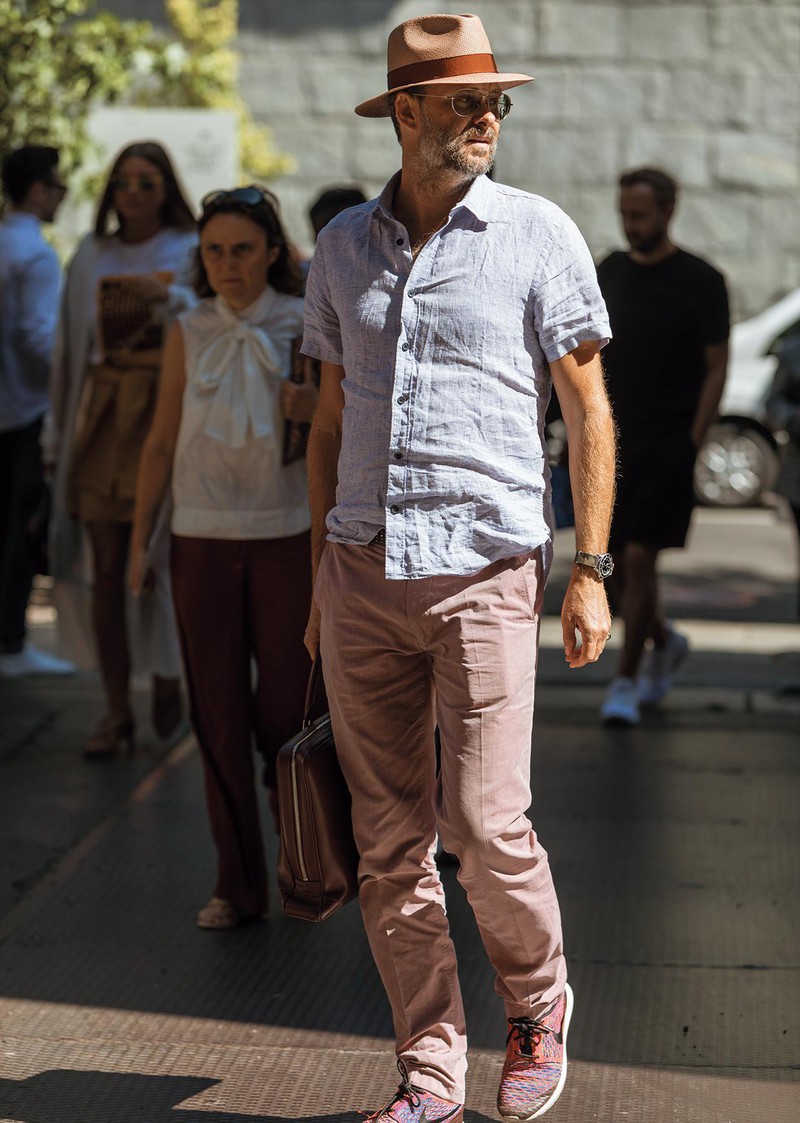 イタリア メンズファッション スナップ コーディネート イケオジ ちょい悪おやじ LEON