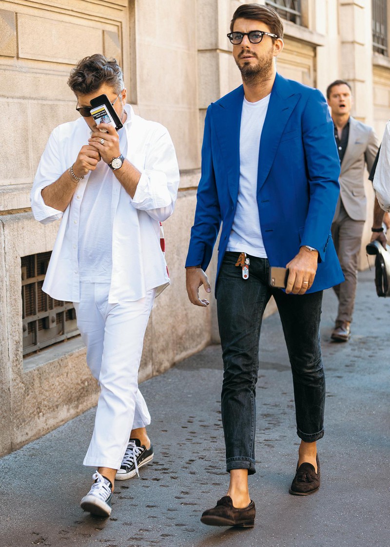 イタリア メンズファッション スナップ コーディネート イケオジ ちょい悪おやじ LEON