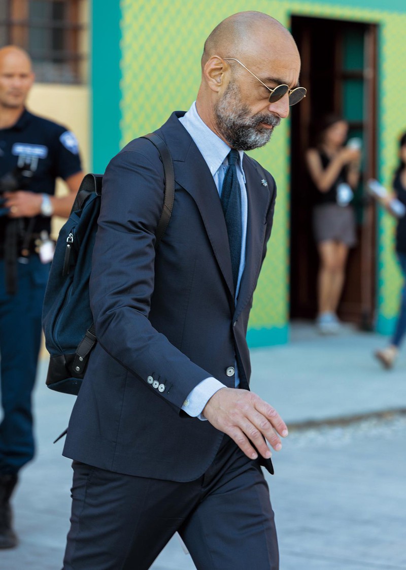 イタリア メンズファッション スナップ コーディネート イケオジ ちょい悪おやじ LEON