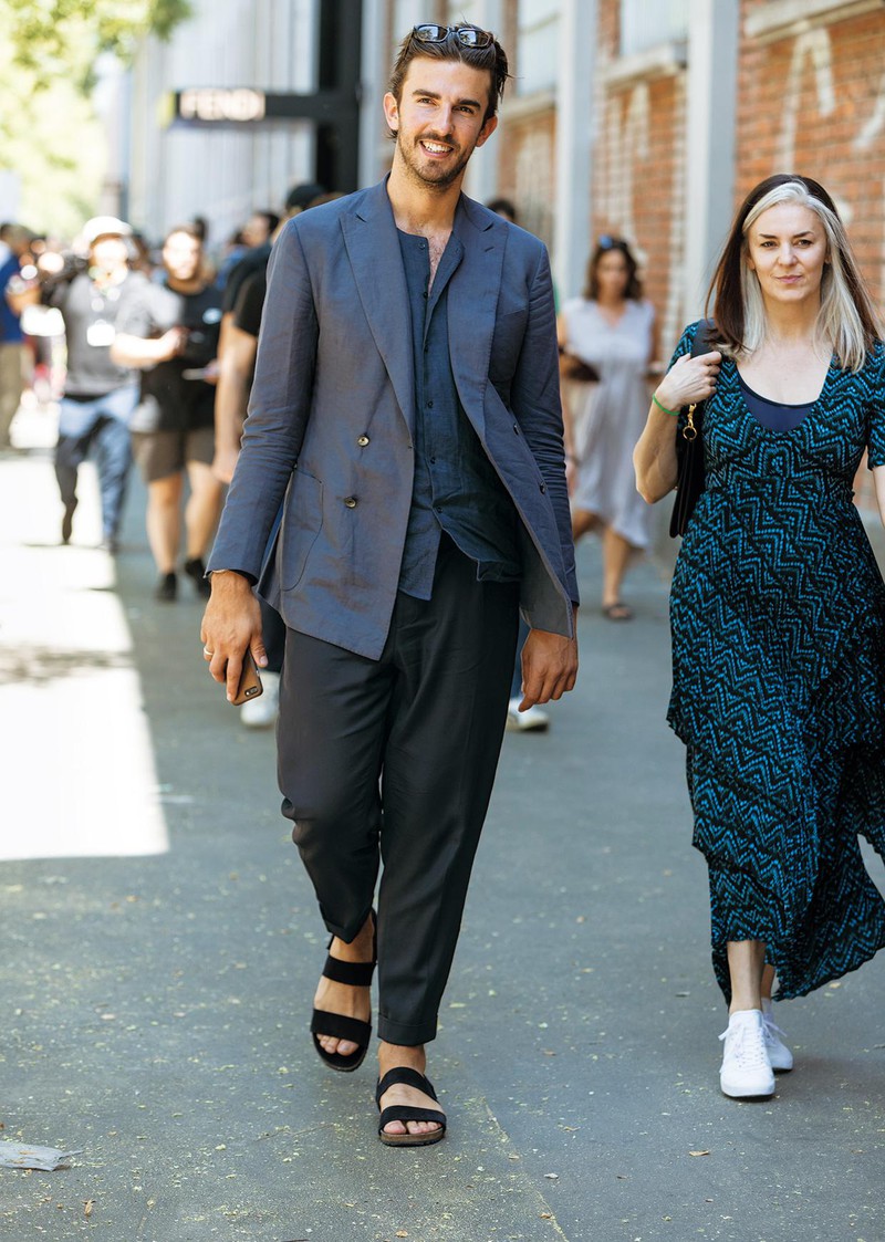 イタリア メンズファッション スナップ コーディネート イケオジ ちょい悪おやじ LEON 