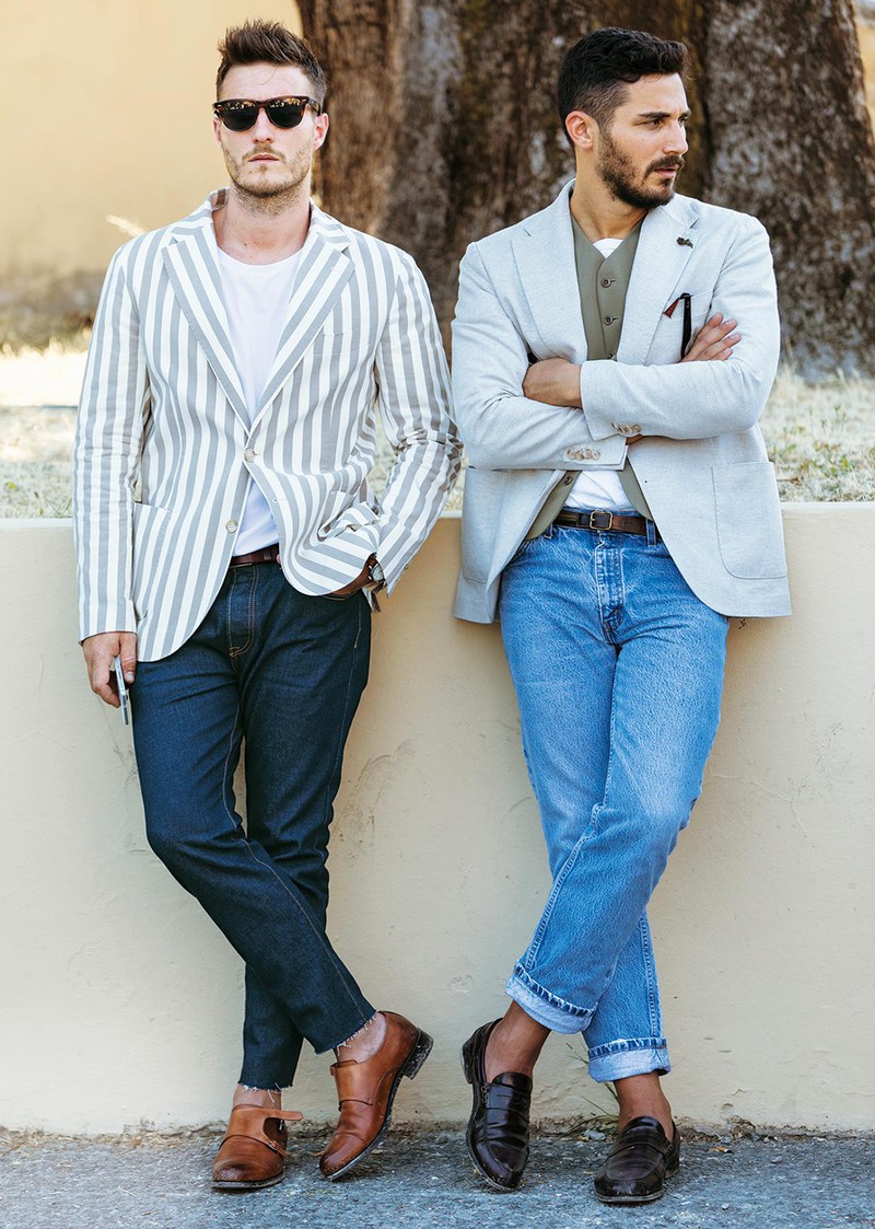 イタリア メンズファッション スナップ コーディネート イケオジ ちょい悪おやじ LEON