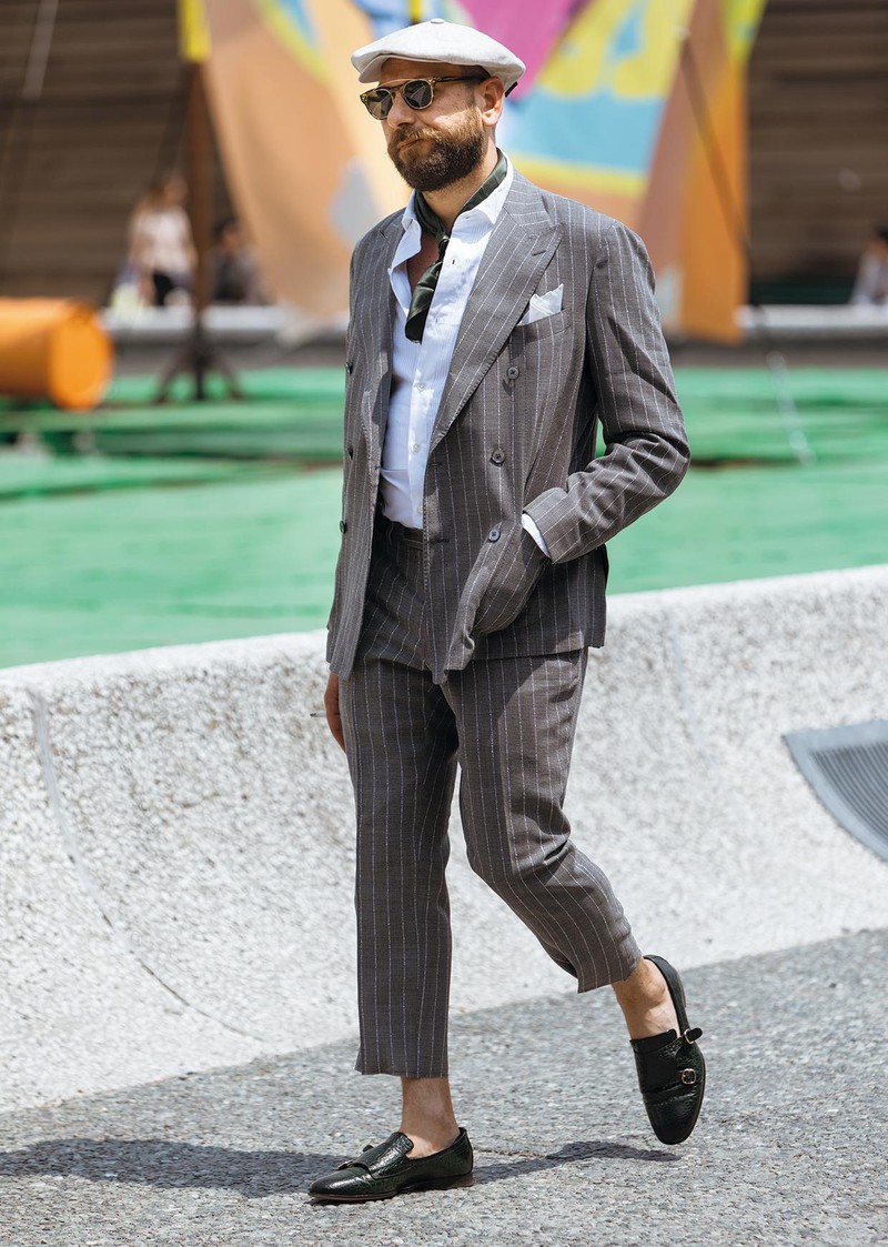 イタリア メンズファッション スナップ コーディネート イケオジ ちょい悪おやじ LEON