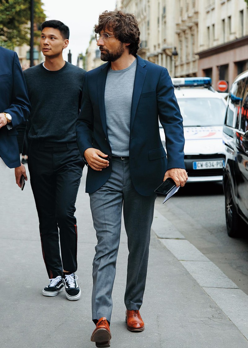 イタリア メンズファッション スナップ コーディネート イケオジ ちょい悪おやじ LEON