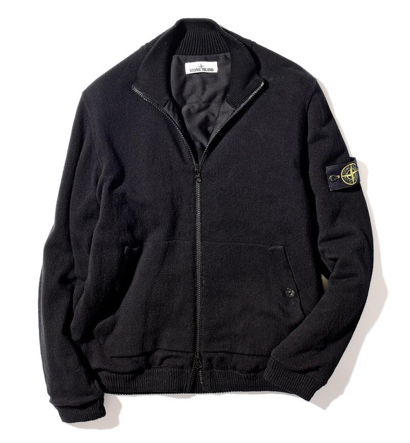 ジップアップニットブルゾン9万5000円/ストーンアイランド(トヨダトレーディング プレスルーム)