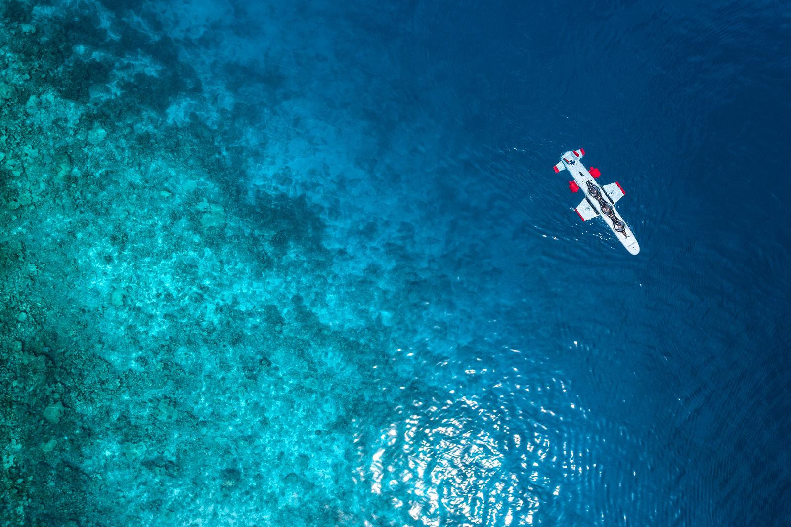 DeepFlight Submarine - Aerial View