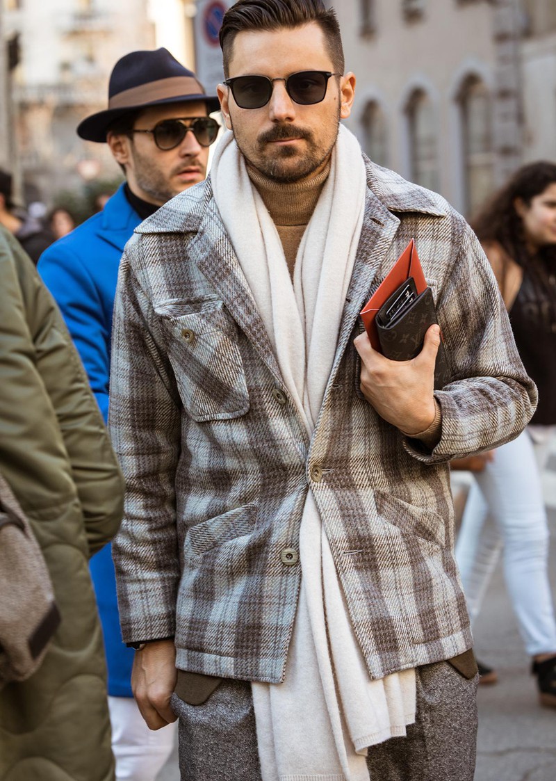 イタリア メンズファッション スナップ コーディネート イケオジ ちょい悪おやじ LEON