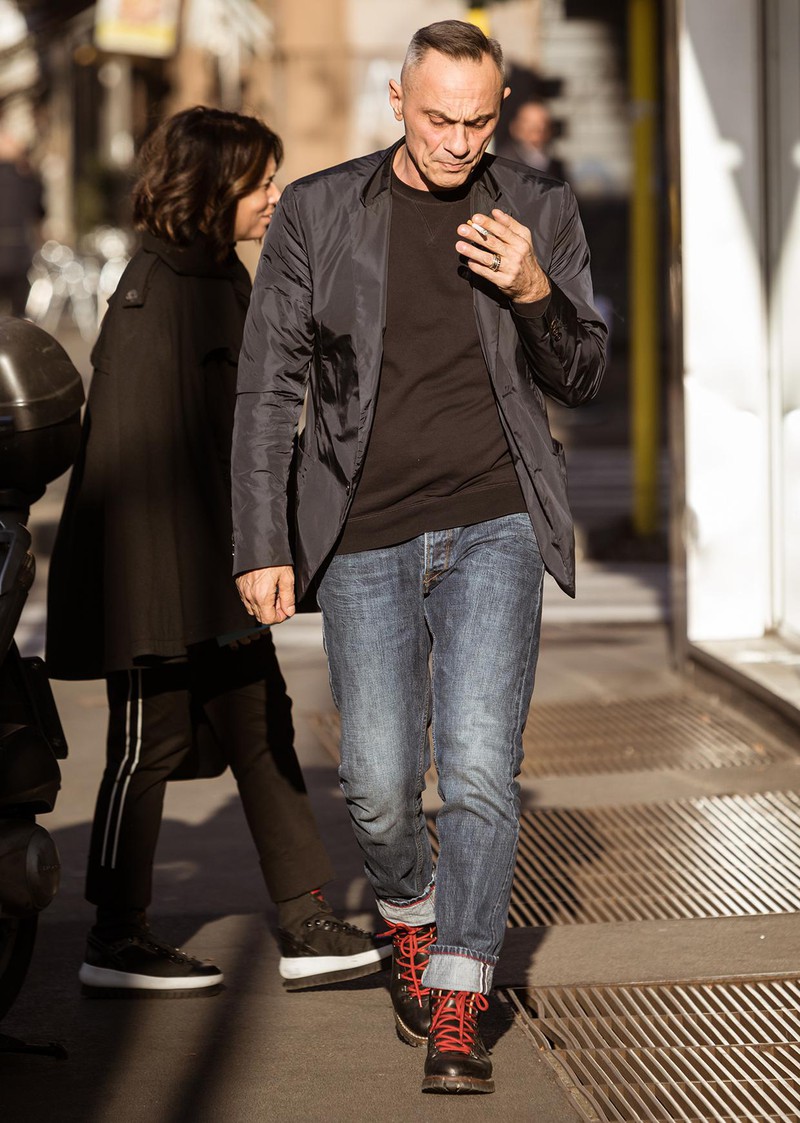 イタリア メンズファッション スナップ コーディネート イケオジ ちょい悪おやじ LEON