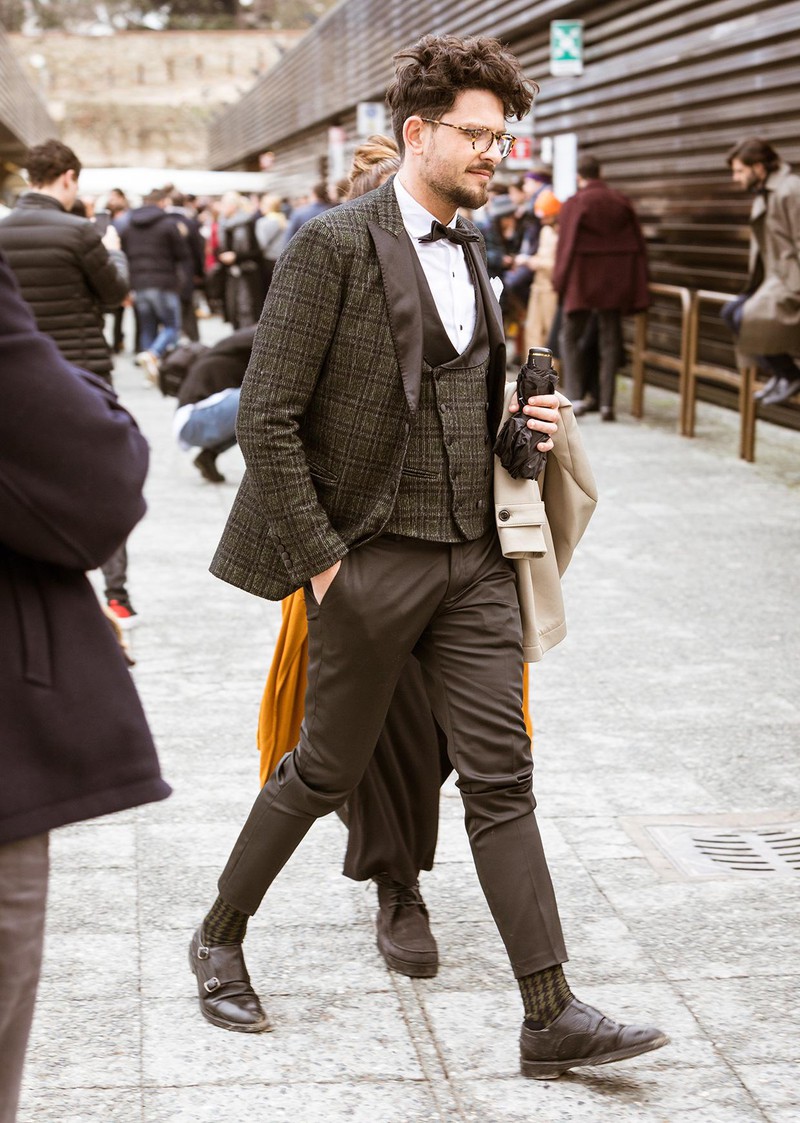 イタリア メンズファッション スナップ コーディネート イケオジ ちょい悪おやじ LEON