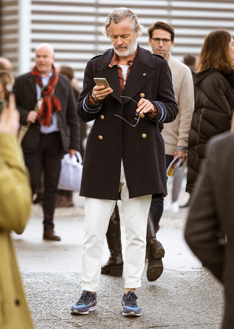 イタリア メンズファッション スナップ コーディネート イケオジ ちょい悪おやじ LEON